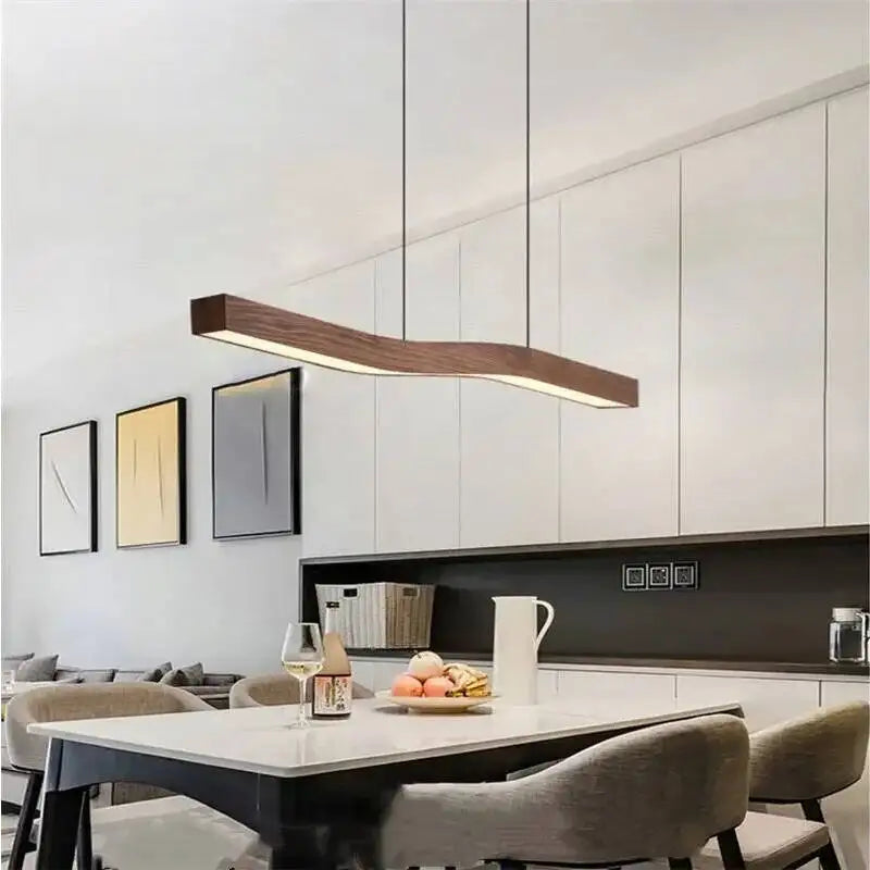 Marello™ Retro Lineaire Houten Hanglamp