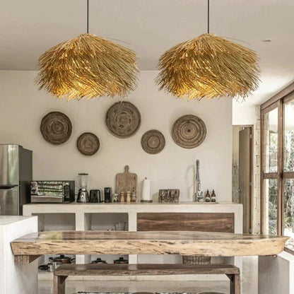 Meyura™ Handgeweven Rotan Hanglamp