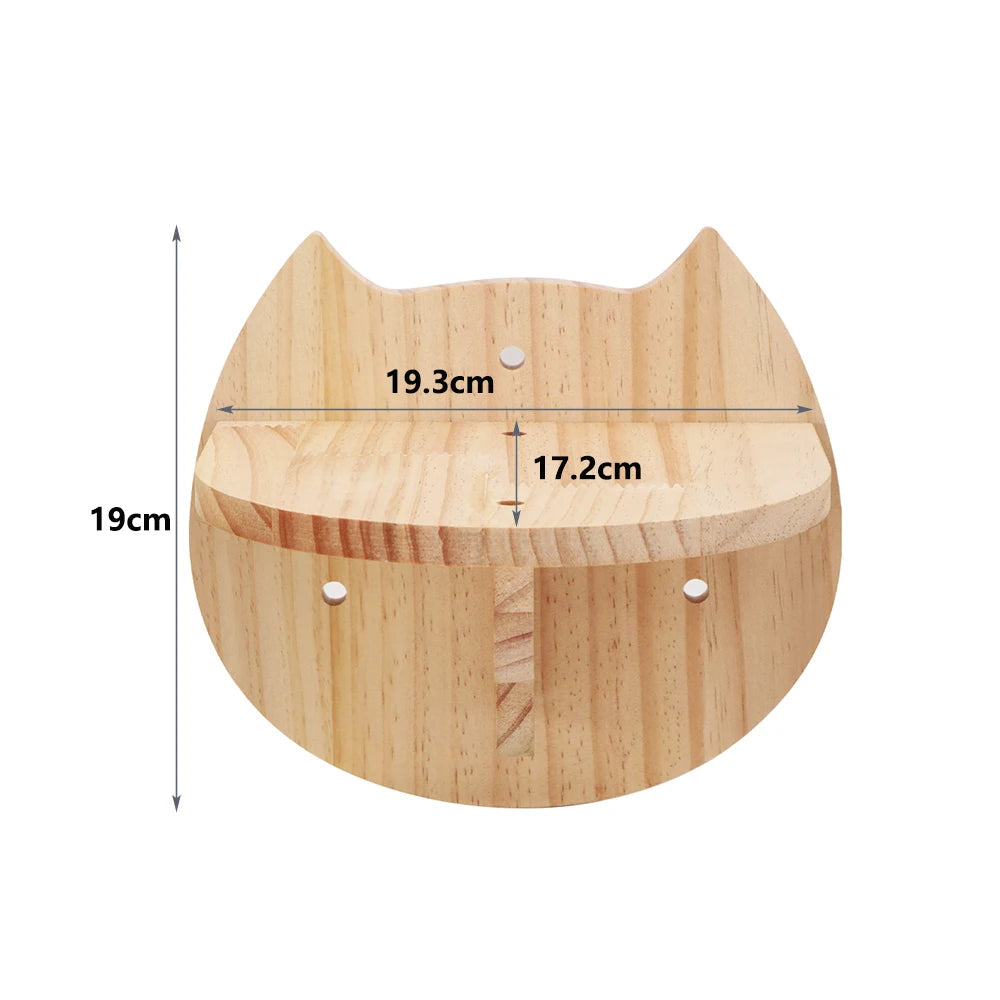 PurrTrail™ Katten Klimtouw & Plank Set – 2-Delige Wandmontage Krab- en Klimboom