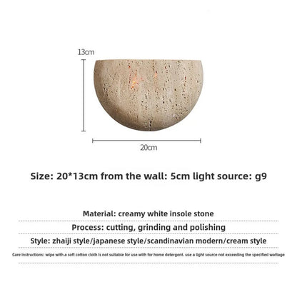 Molaro™ Natuurlijke Grotsteen Wandlamp