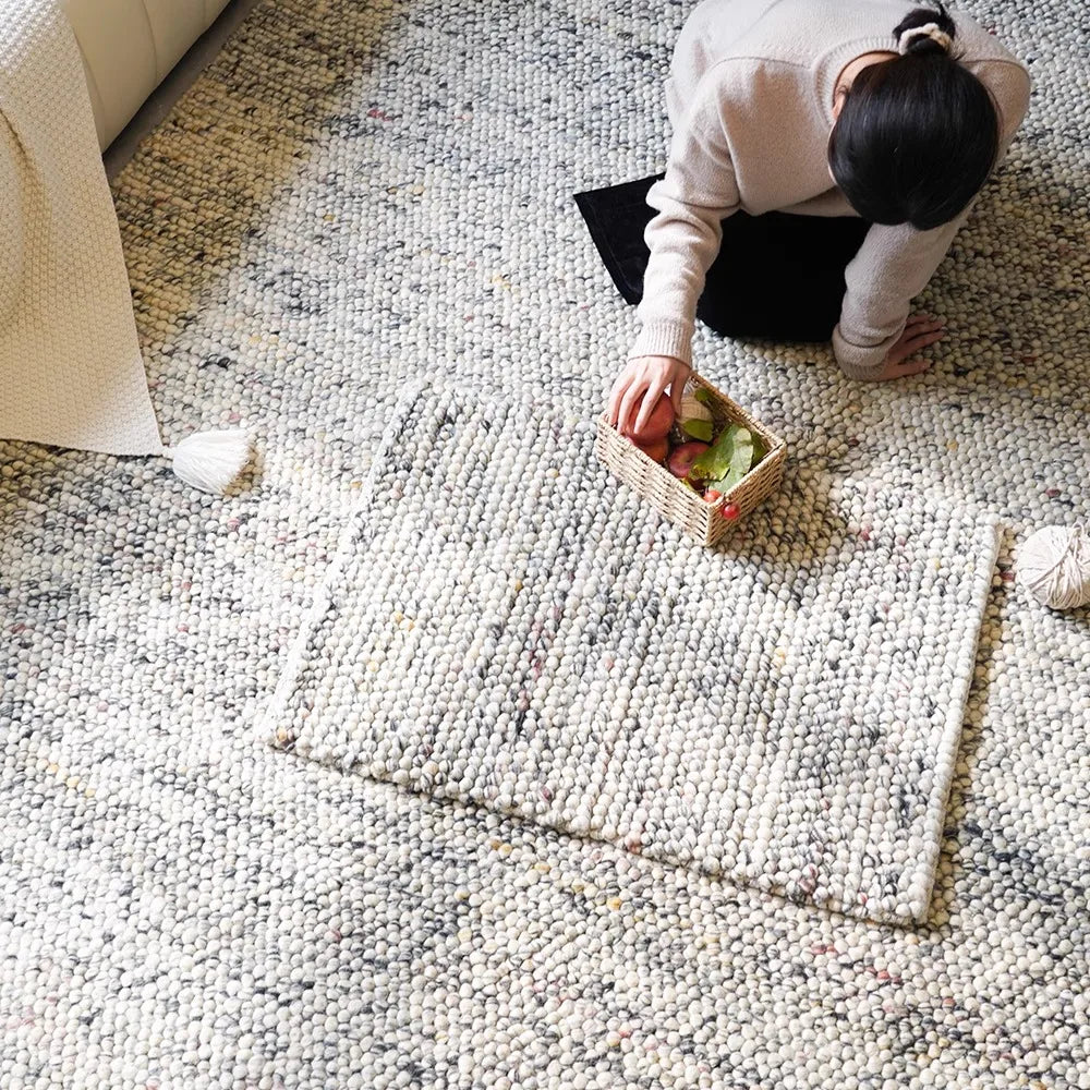 Molvina™  Luxe Handgeweven Wollen Vloerkleed