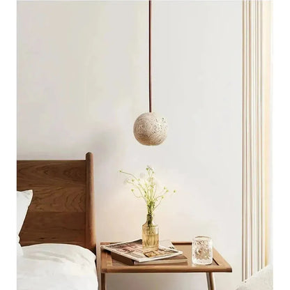 TerraLuce Travertin Hanglamp – Natuurlijke Elegantie in Wabi-Sabi Stijl