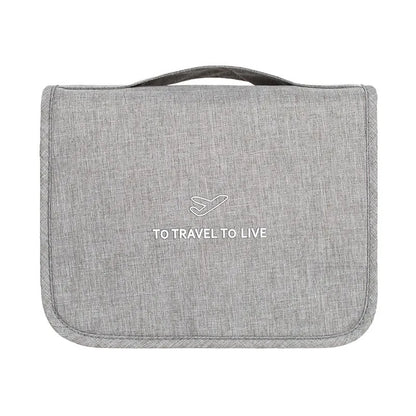 TripPouch™ – Hangende Toilettas voor Reizen | Compact, Waterdicht & Slim Ontworpen