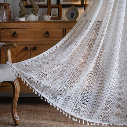 Elaris™ Linnen-Jute Mix Gordijnen met Borduursel