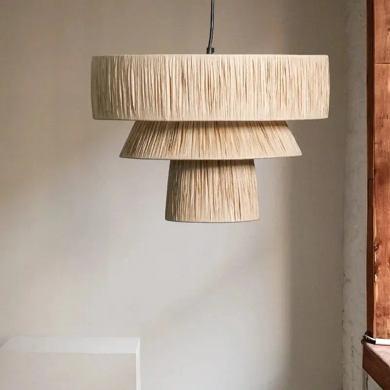 Morotan™ Japanse Wabi Sabi Rotan Hanglamp