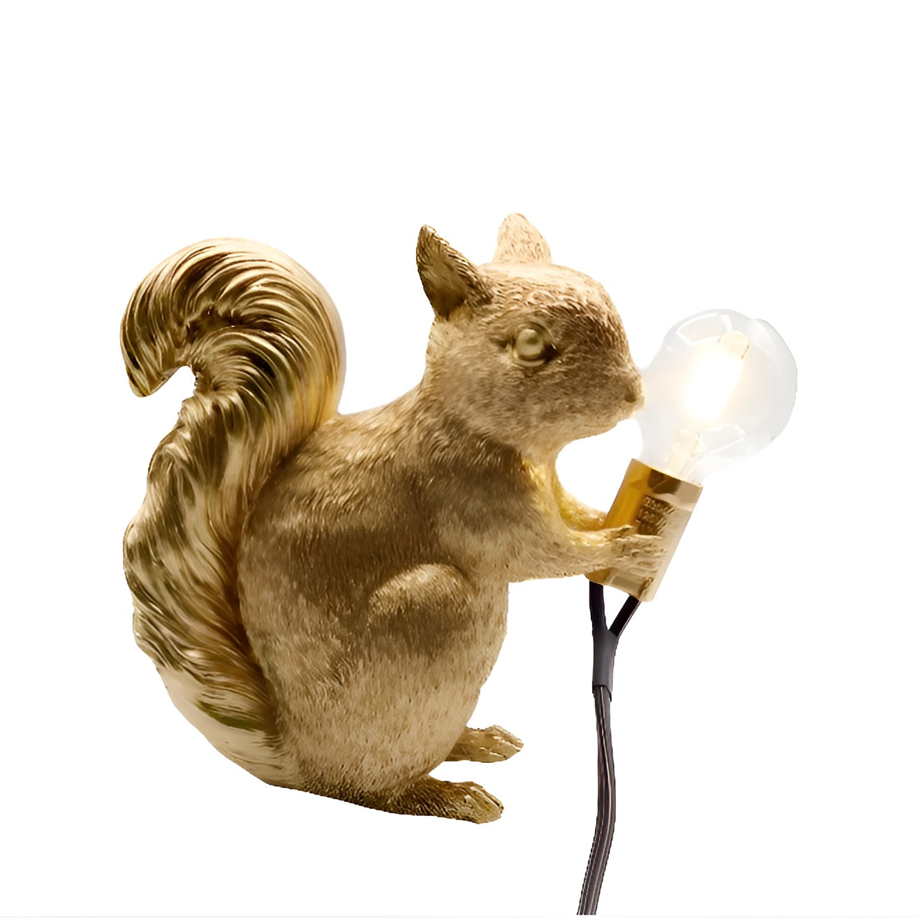 NutriGlow – Scandinavische LED Tafellamp met Eekhoorn-Design