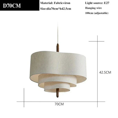 Moriva™  Wabi-Sabi Stoffen Hanglamp