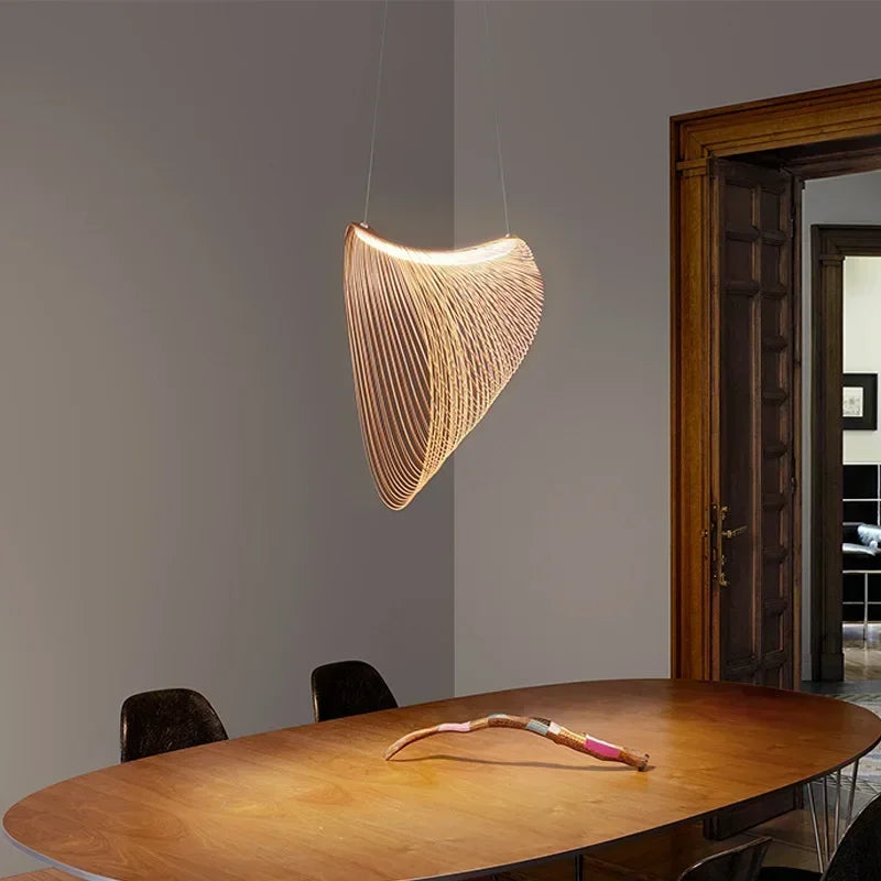 LumiWood™ LED Houten Hanglamp | Japanse Stijl voor Woonkamer, Eetkamer & Slaapkamer