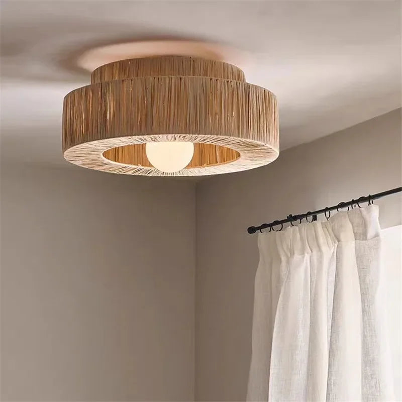 Morotan™ Japanse Wabi Sabi Rotan Hanglamp