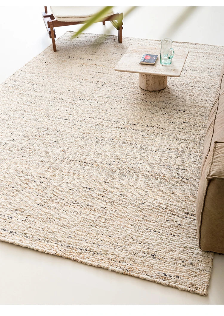 Satori Weave – Handgeweven Wol & Jute Tapijt