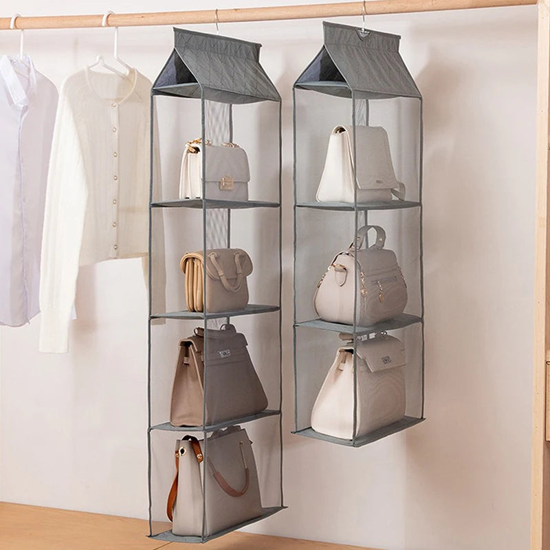 VertiStore™ – Hangende Opbergtas | Ruimtebesparend, Duurzaam & Stofbestendig