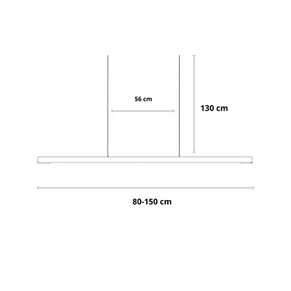 Glødra – Langwerpige Houten Hanglamp met Minimalistische Uitstraling