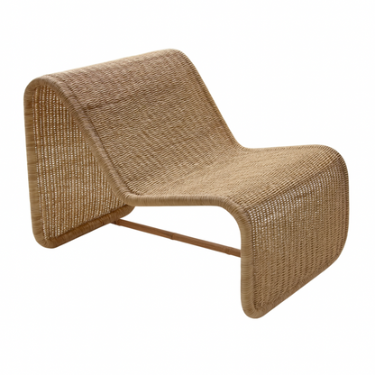 Serenya™ Chaise Longue in Rotin – Elegantie & Natuurlijk Comfort