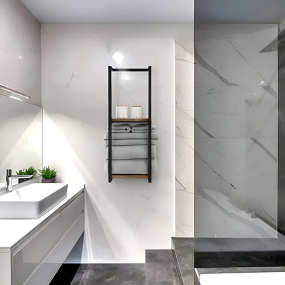 TowelEase – Minimalistische RVS Handdoekhouder voor Badkamer