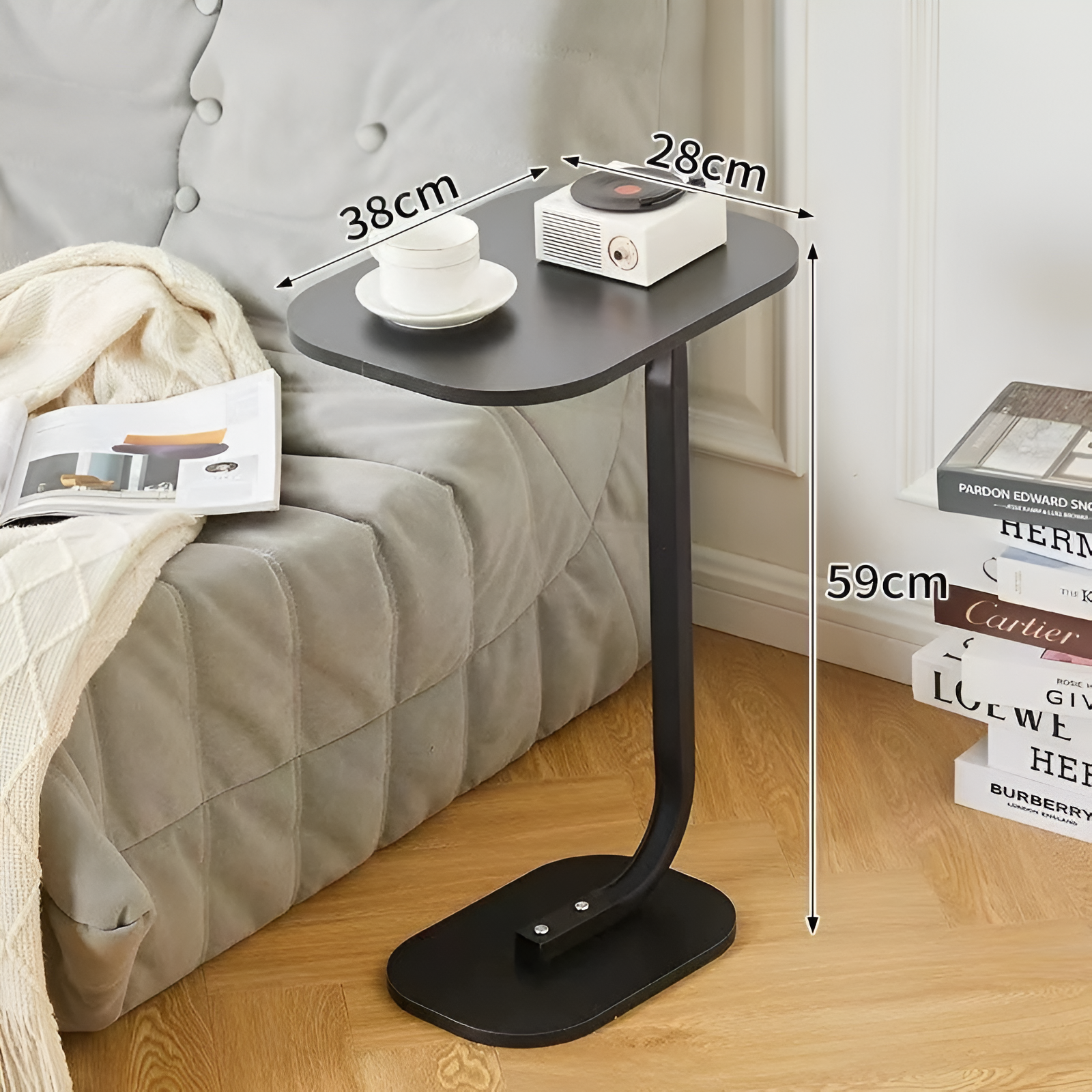 FormaC Side Table – Minimalistisch C-vormig Bijzettafeltje
