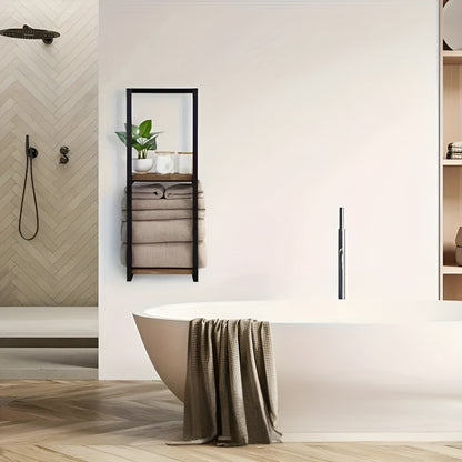 TowelEase – Minimalistische RVS Handdoekhouder voor Badkamer