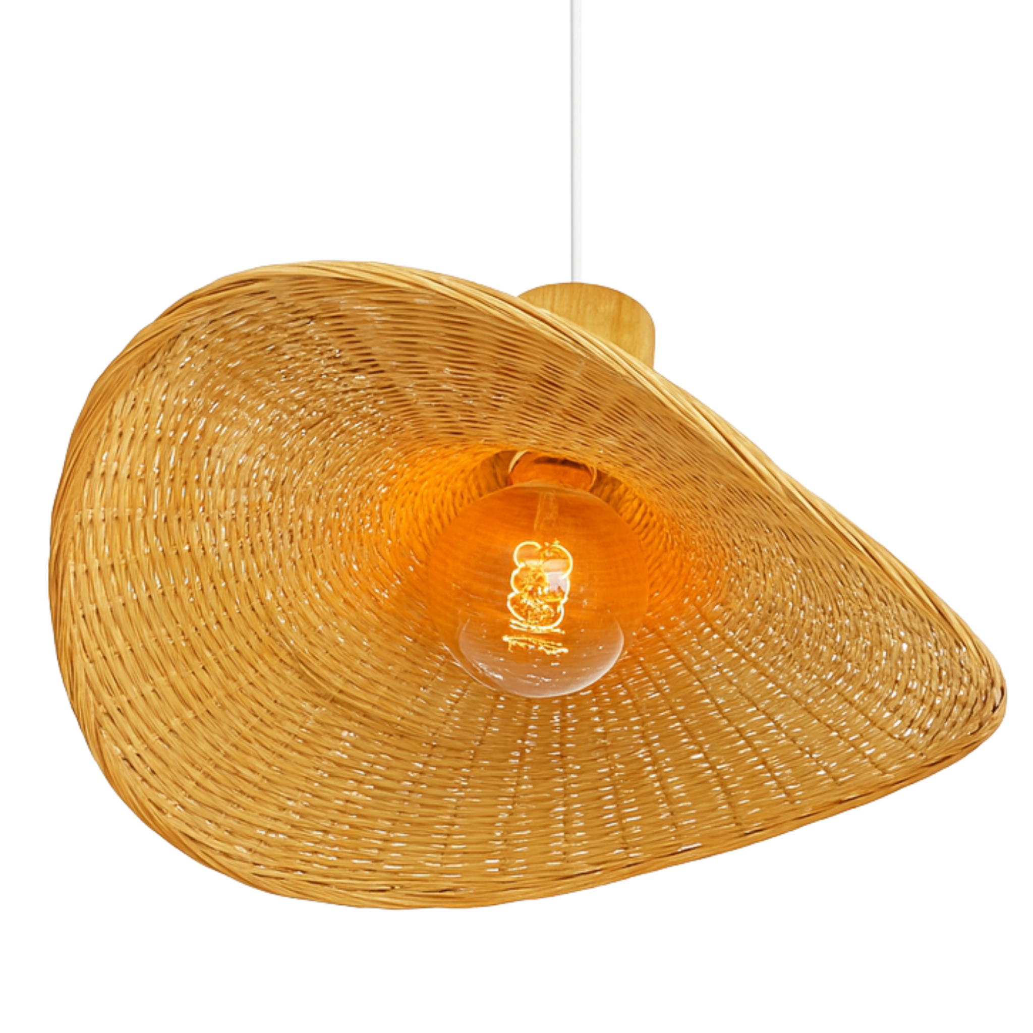 Orris Rotan – Industriële Rotan Hanglamp uit Tunesië