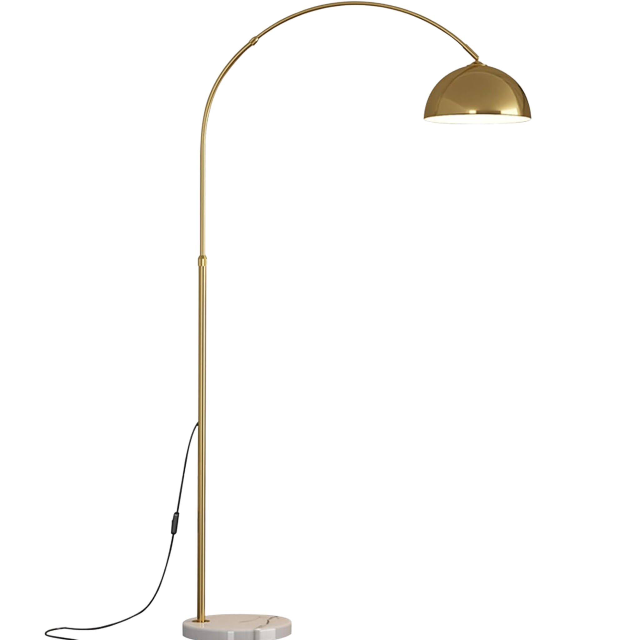 Aurora Arc Booglamp – Modern Design met Gouden Accent & LED