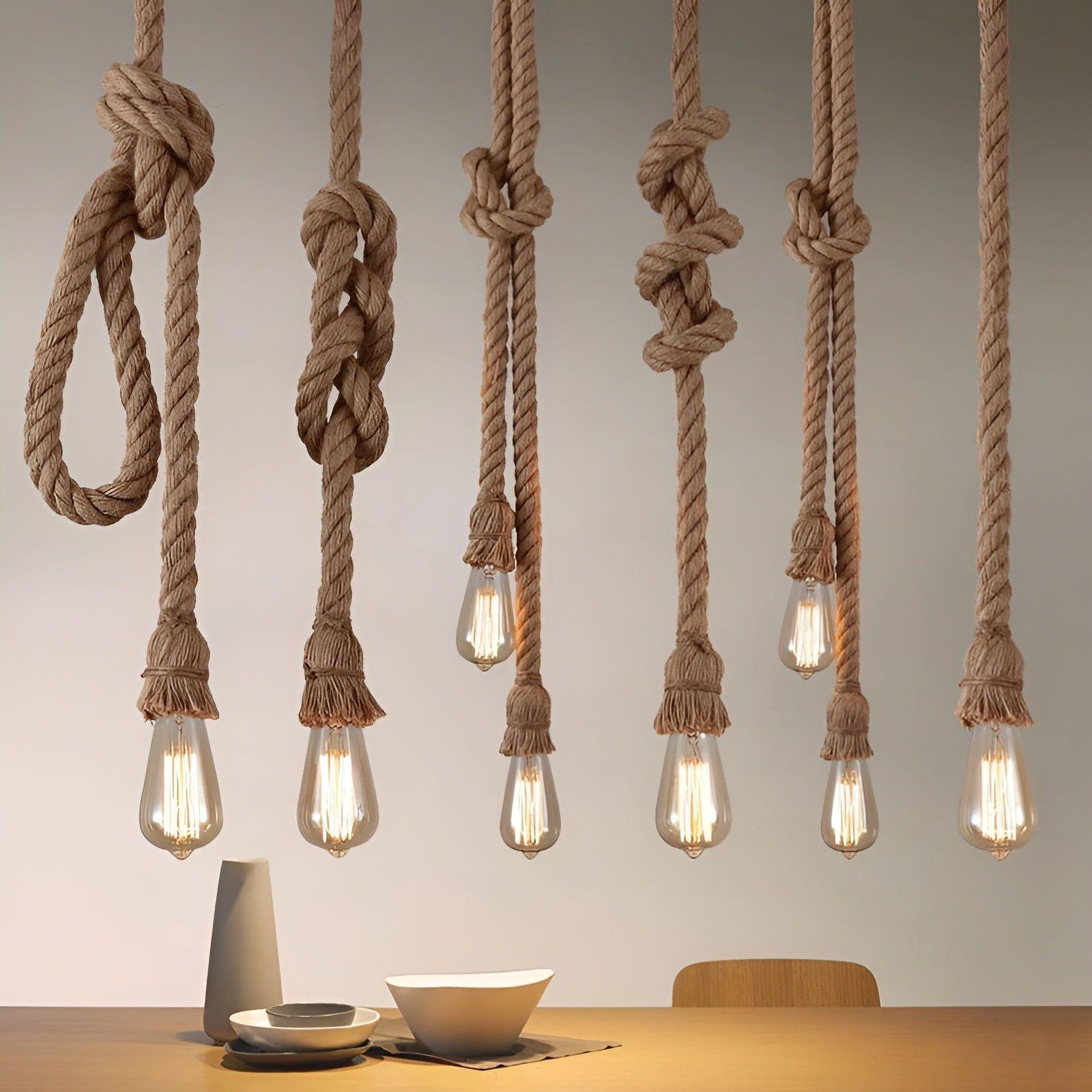 VintaRope Hanglamp – Italiaans Design met Vintage Charme