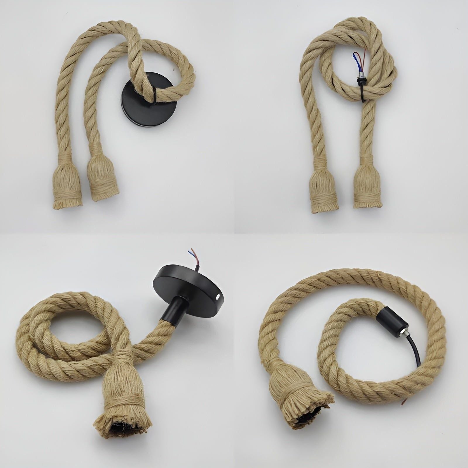 VintaRope Hanglamp – Italiaans Design met Vintage Charme