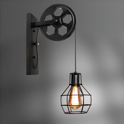 ShineBright Lampe - Industrie Vintage LED Wandlampe