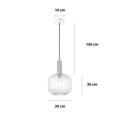 Hanglamp glas amber | Vitrum