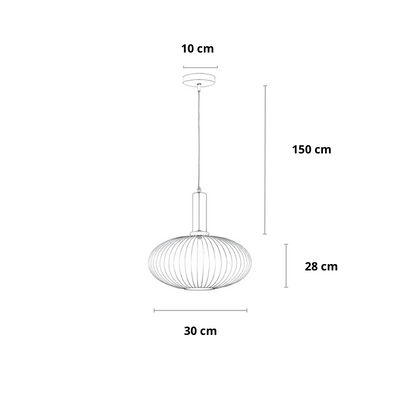Hanglamp glas amber | Vitrum