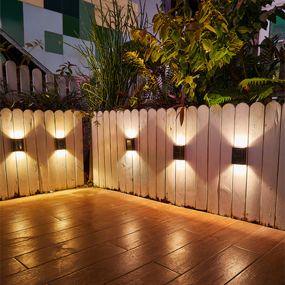 Stijlvolle solar wandlamp voor buiten