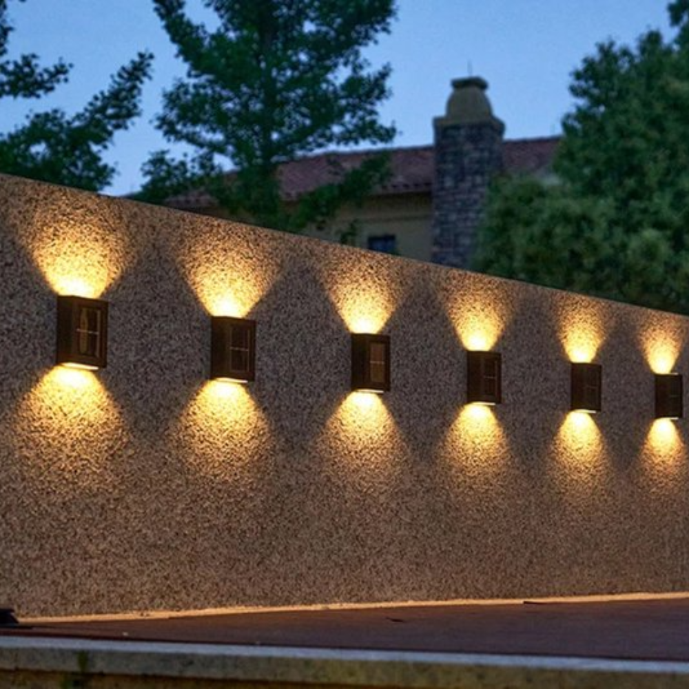 Stijlvolle solar wandlamp voor buiten