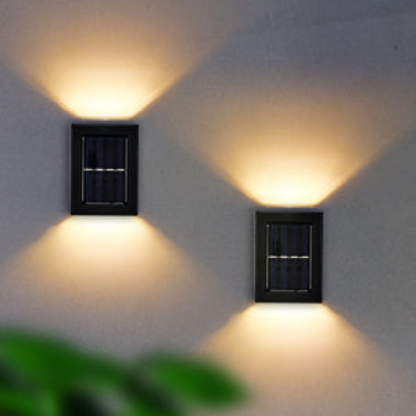 Stijlvolle solar wandlamp voor buiten