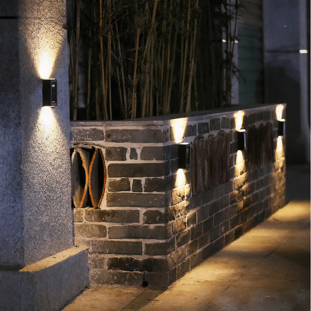 Stijlvolle solar wandlamp voor buiten