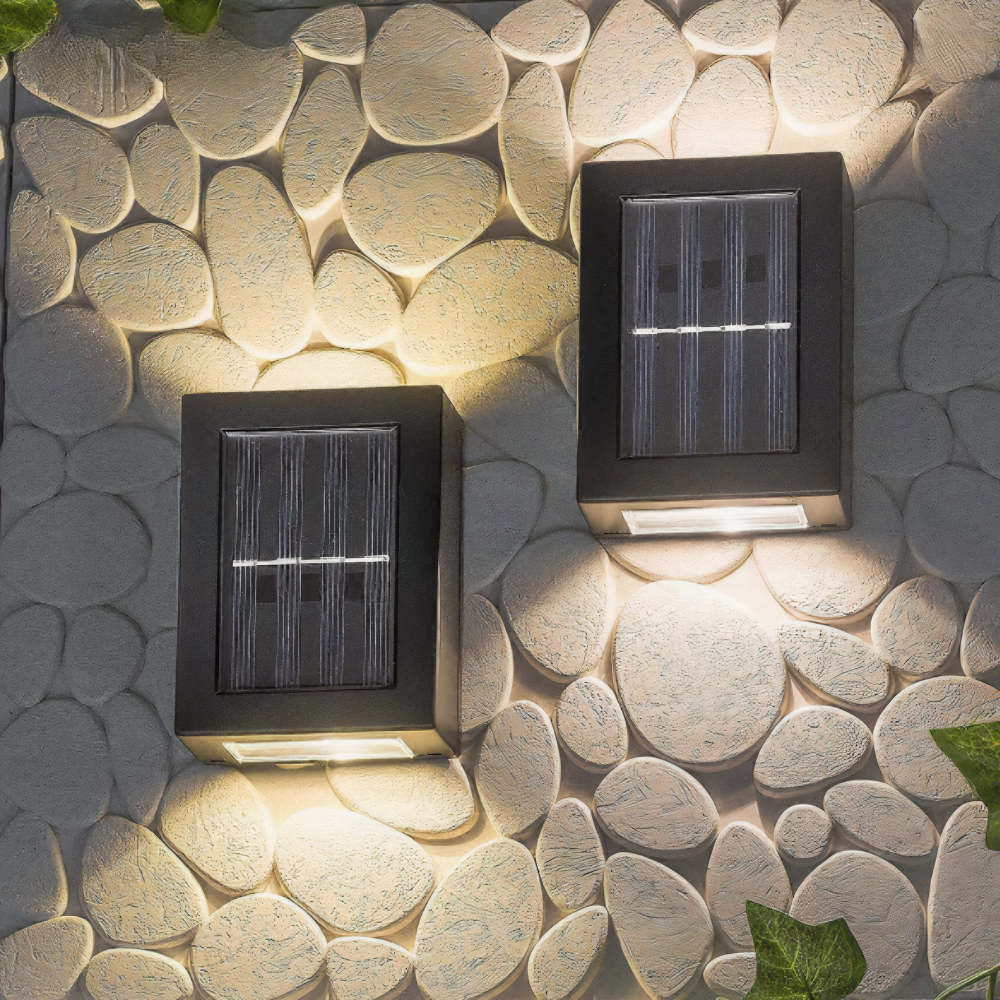 Stijlvolle solar wandlamp voor buiten