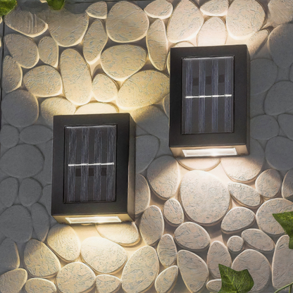 Stijlvolle solar wandlamp voor buiten