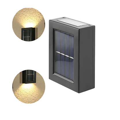 Stijlvolle solar wandlamp voor buiten