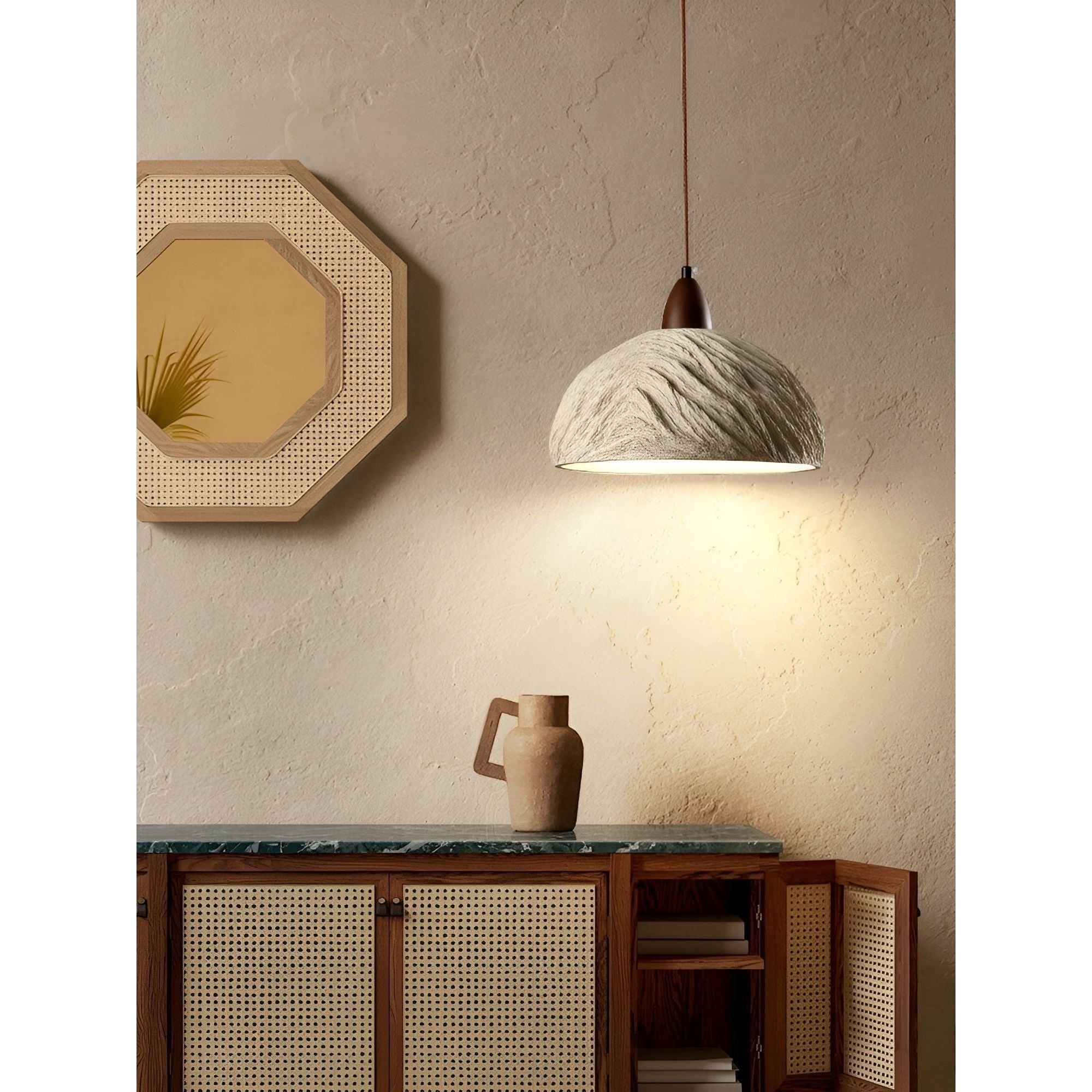 Zenora Light – Wabi Sabi Hanglamp in Retro Zen-Stijl