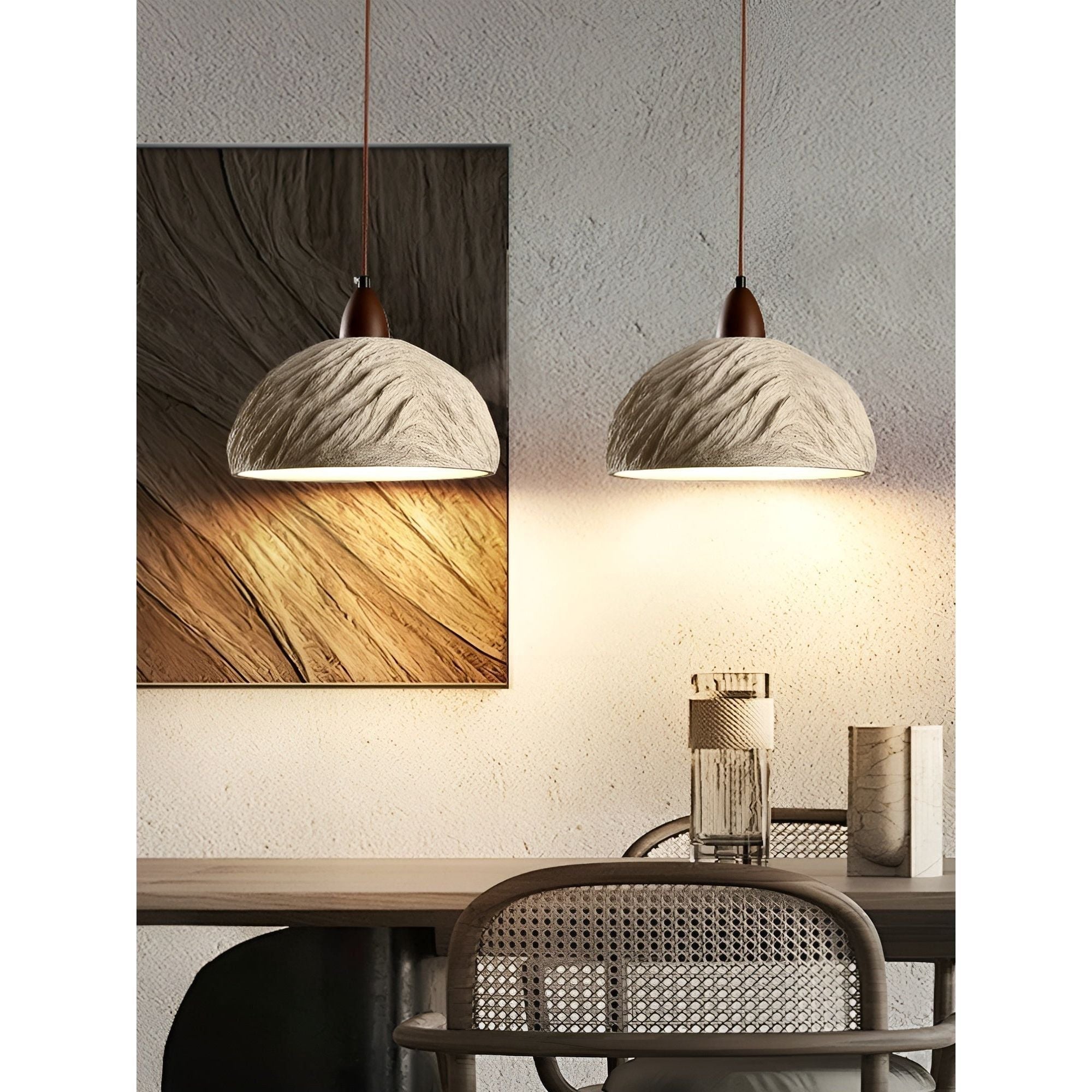 Zenora Light – Wabi Sabi Hanglamp in Retro Zen-Stijl