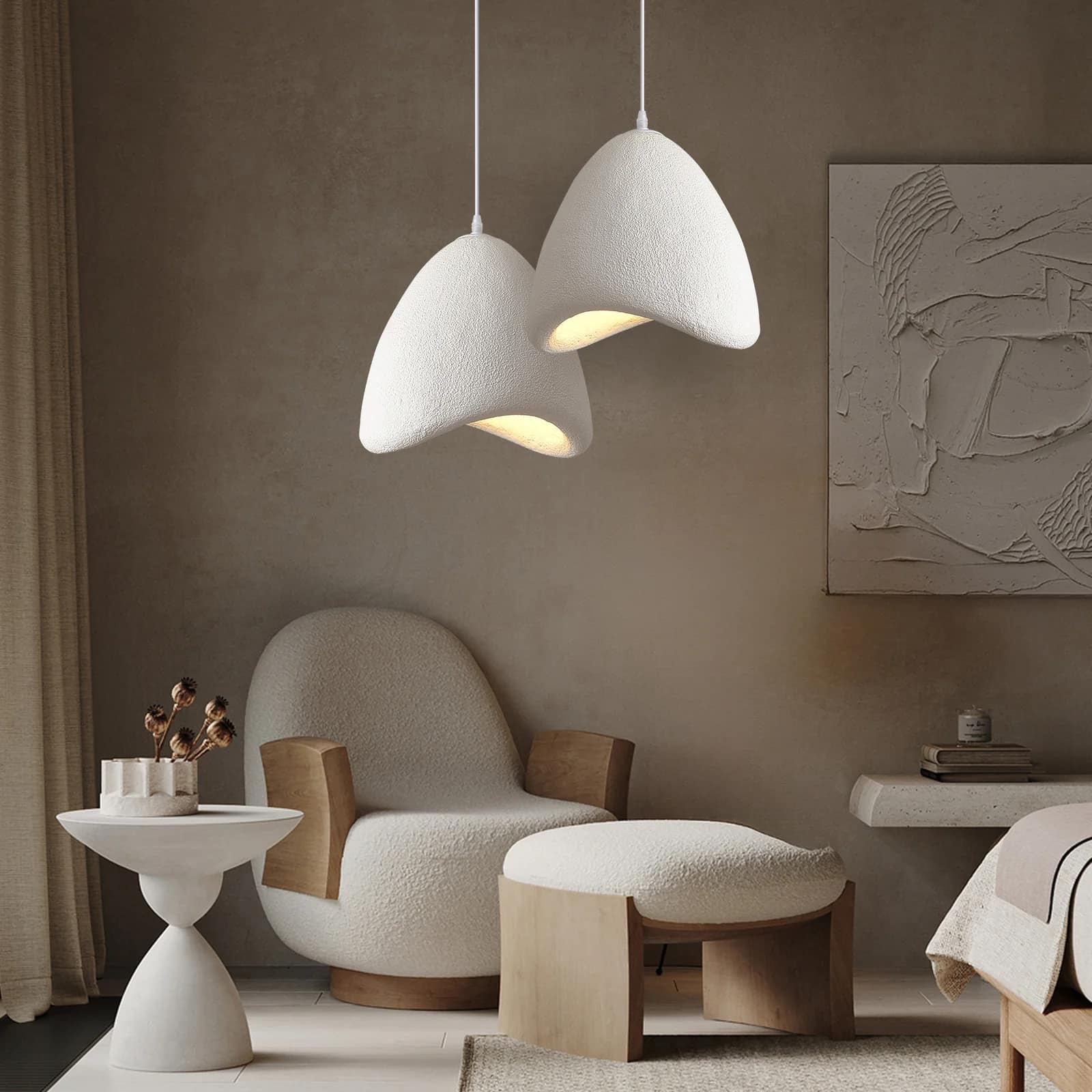 Orlina – Scandinavische Design Hanglamp in Grijs