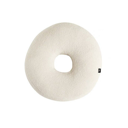 Mallow Donut – Wit Fluwelen Donutkussen