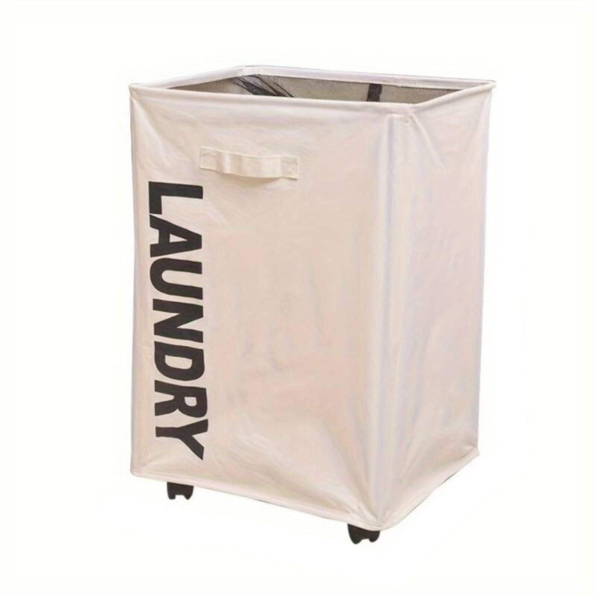 FlexiRoll™ – Plooibare Wasmand op Wieltjes | Waterdicht, Ruim & Makkelijk te Verplaatsen
