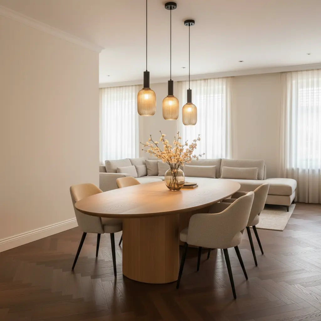 Hanglamp glas amber | Vitrum