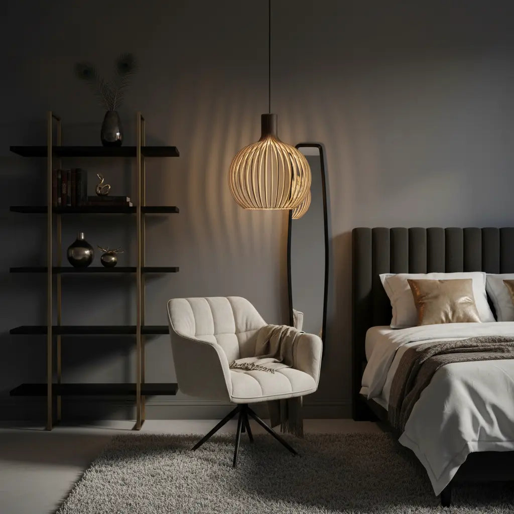 Fayrèn – Houten Hanglamp met Natuurlijke Uitstraling