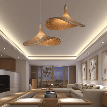 BambuAura Hanglamp – Handgemaakt van Duurzaam Bamboe