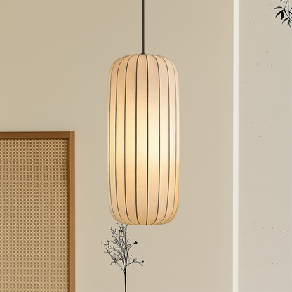Hanglamp van luxe stof en ijzer – Bonq