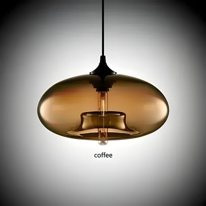 AuroraGlass Light – Kleurrijke Glazen Hanglamp in Scandinavisch Design