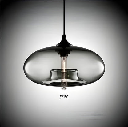 AuroraGlass Light – Kleurrijke Glazen Hanglamp in Scandinavisch Design