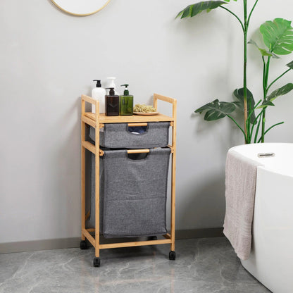 Bambora Bin – Duurzame Bamboe Wasmand met Stijlvol Design