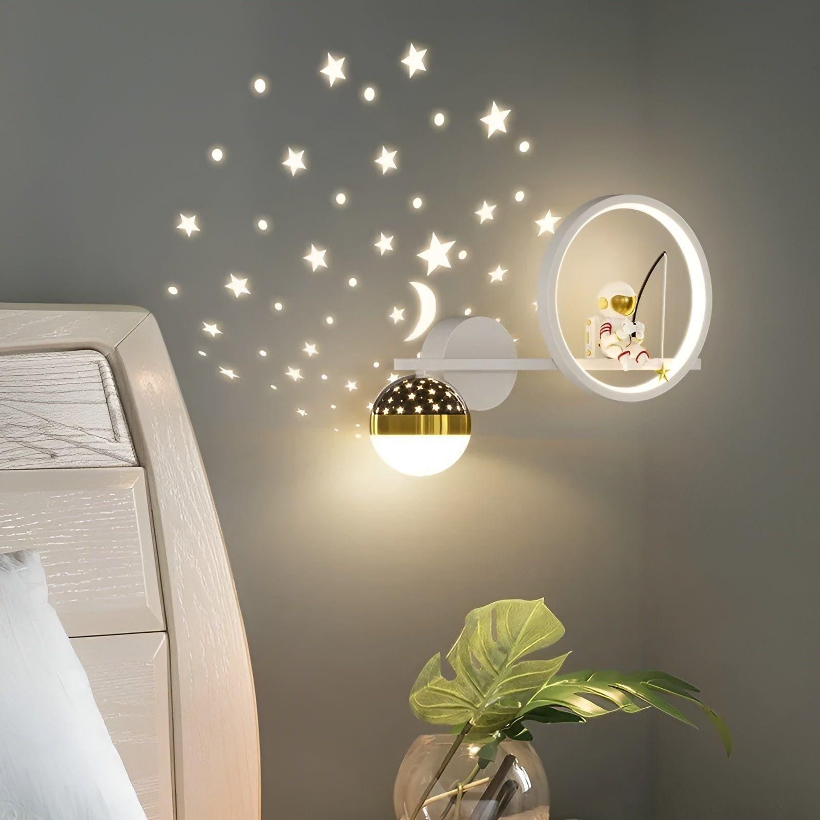 StarryDream – LED Wandlamp met Sterrenprojectie