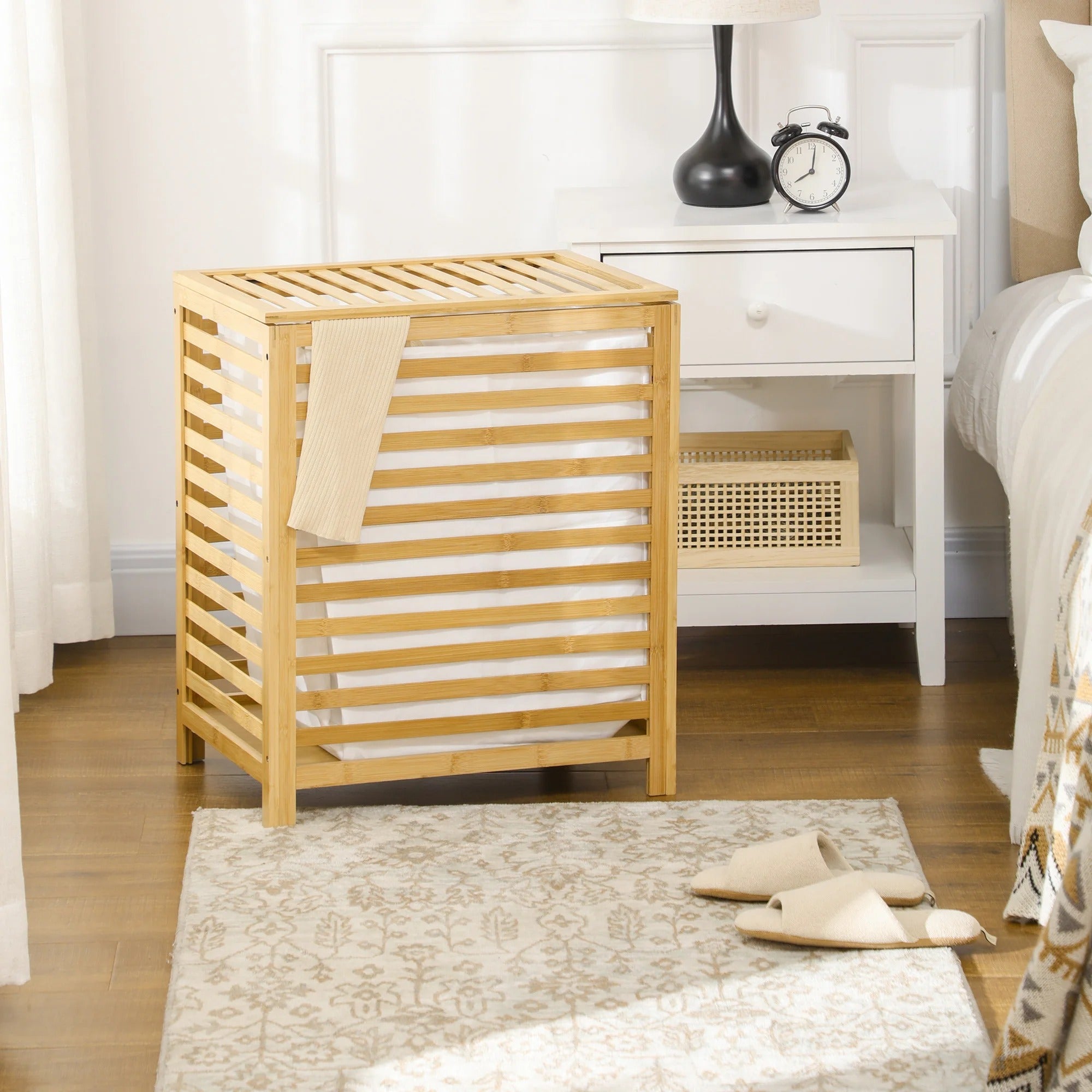 Bambora Grande – XL Bamboe Wasmand met Duurzaam Design