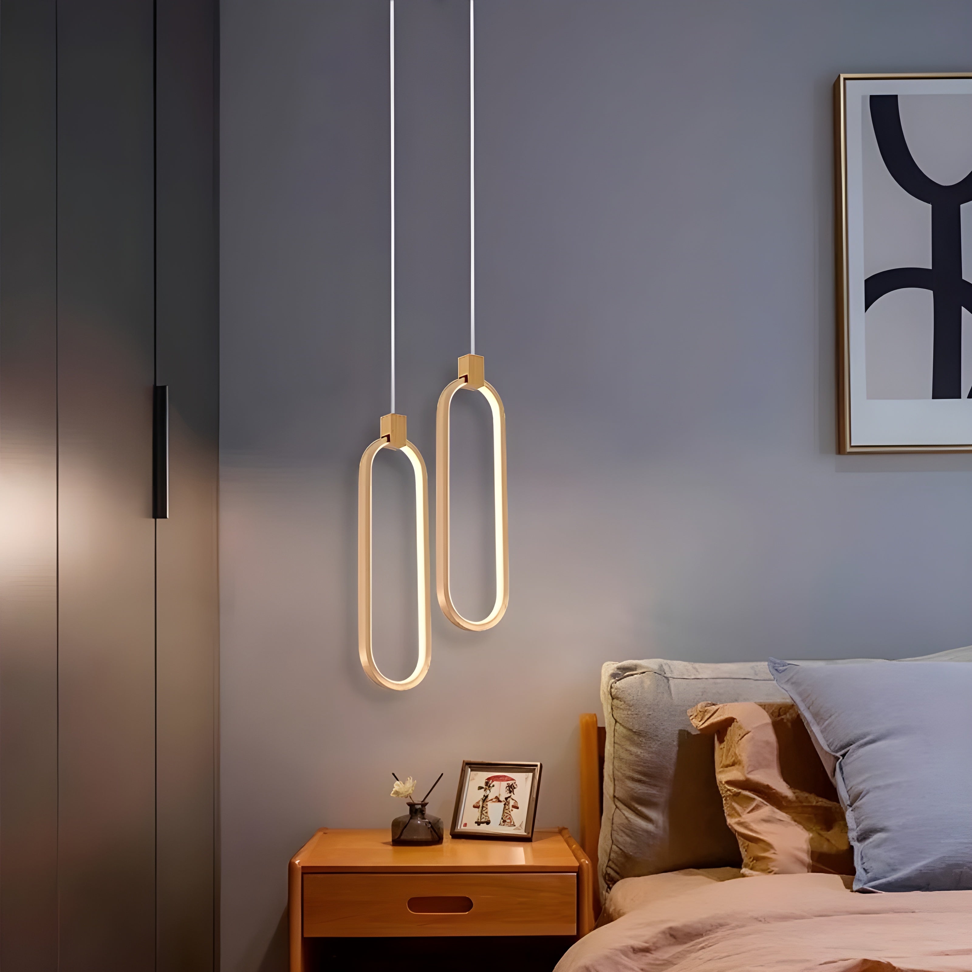 AuroraLuxe LED Hanglamp – Stijlvol Licht met Elegantie