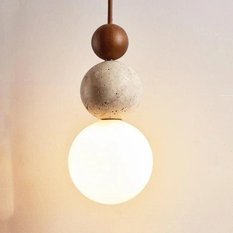 Solum Stone hanglamp – Natuurlijke elegantie met modern karakter